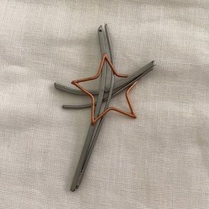 Cross & star pendant